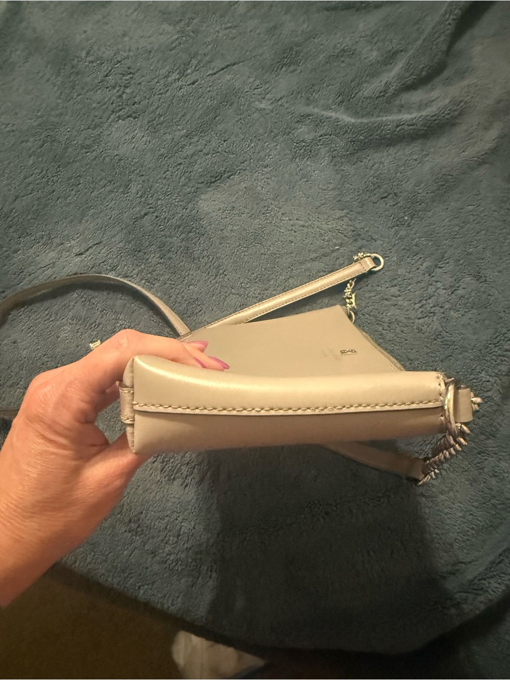 kate spade pale lavender leather mini shoulder bag - Picture 9 of 10
